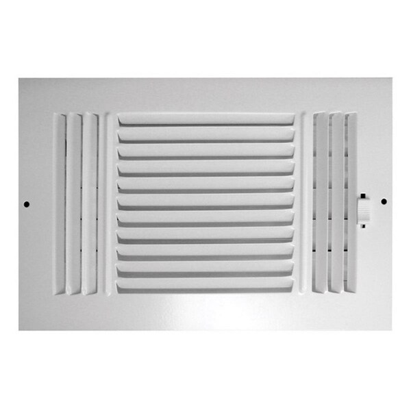 Truaire C103M 12X06 12 x 6 in. 3-Way Wall & Ceiling Register 45236 - main